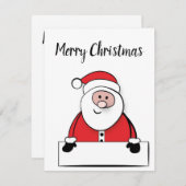ゴージャス素晴らしなサンタ・ホリデー・カード シーズンカード (正面/裏面)