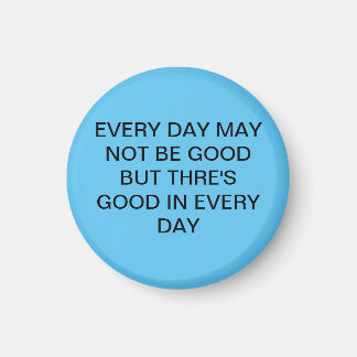 ゴージャス素晴らしなスイートブルーと文字 マグネット