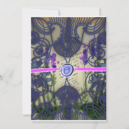 ゴージャス結婚なカード 案内状