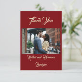 ゴージャス結婚メンディサンキューカード サンキューカード (スタンド正面)