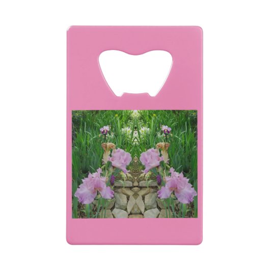 ゴージャス虹彩ファンタジー経路 クレジットカード栓抜き (正面)