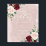 ゴージャス赤面ブルガンディバジェット結婚式招待状<br><div class="desc">豪華な赤面ブルゴーニュ予算結婚式招待状彼らの予算の人々のための驚くべき結婚価値。標準の招待とデジタルとして利用可能 – 以下の一致コレクションを参照。</div>