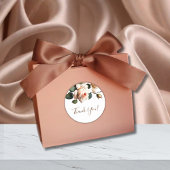 ゴージャス赤面ベージュ油バラ結婚ズサンキューユー ラウンドシール