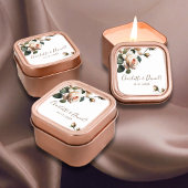 ゴージャス赤面ベージュ油バラ結婚ズ スクエアシール