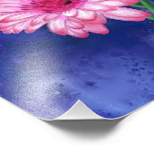 ゴージャス3色ガーベラス – ミグーンスケッチアート フォトプリント            (角)