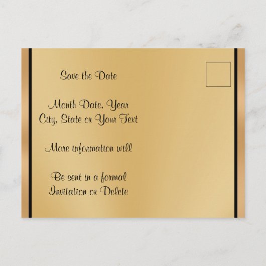 ゴージャス50周年記念ポストカードを保存 案内ポストカード (裏面)