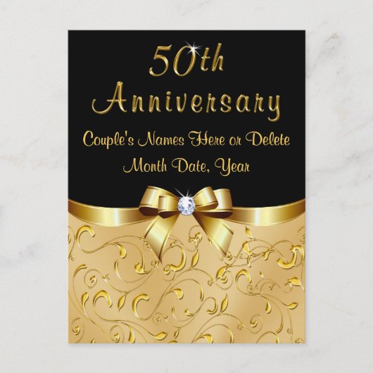 ゴージャス50周年記念ポストカードを保存 案内ポストカード (正面)