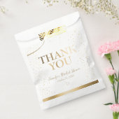 ゴージャス エレガント ブライダルシャワー サンクス フェイバーバッグ (封をした状態)