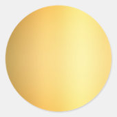 ゴージャス エレガント 偽金 箔 ブランク テンプレート グラム ラウンドシール (正面)