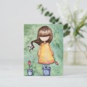 ゴージャス ガール イン ブルーム ポストカード (スタンド正面)