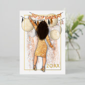 ゴージャス シップ シップ フーレー 新年のご挨 箔シーズンカード (立ち正面)