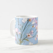 ゴージャス・ジプソフィラ コーヒーマグカップ (正面左)