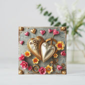 ゴージャス スチームパンク バレンタインデー フォト テンプレート (スタンド正面)