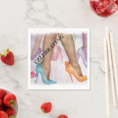 ゴージャス ハイ ヒール ペーパー ナプキン スタンダードカクテルナプキン (インサイチュ)