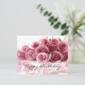 ゴージャス ハッピーバースデー ポストカード (スタンド正面)