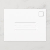 ゴージャス フェイク ホログラフィック セーブ・ザ・デート スウィート16 ポストカード (裏面)