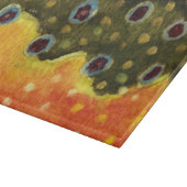 ゴージャス·ブルック·トラウト·フライ釣り漁師アングラー カッティングボード (角)