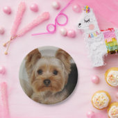 ゴージャス・ヨークシャー・テリア ペーパープレート (パーティー)