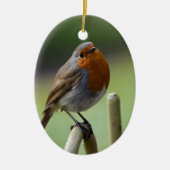 ゴージャス・ロビン セラミックオーナメント (正面)