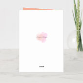 ゴージャス，愛と私の婚約者に，婚約カード 箔グリーティングカード (裏面)