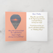 ゴージャス，愛と私の婚約者に，婚約カード 箔グリーティングカード (内側レイダウン)