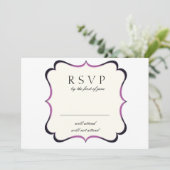 ゴージャス - RSVP カード (スタンド正面)