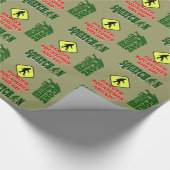 ゴースクアチンと狩り許可 ラッピングペーパー (角)