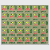 ゴースクアチンと狩り許可 ラッピングペーパー (フラット)