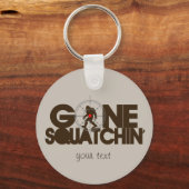 ゴースクアチン – ブラウンとタン キーホルダー (正面)