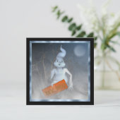 ゴーストからの招待 ハロウィンパーティーの招待状 招待状 (スタンド正面)