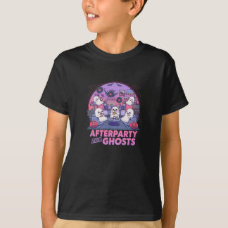 ゴーストたちのアフターパーティー - レトロでおしゃれなハロウィンTシャツ Tシャツ
