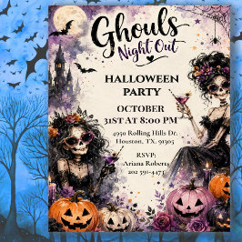 ゴーストたちの夜のハロウィンパーティー 招待状