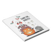 ゴーストでゲームをしよう ハロウィン ノートパッド (アングル)