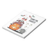 ゴーストでゲームをしよう ハロウィン ノートパッド (回転)