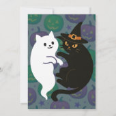 ゴーストとウィッチキャットデュオ 招待状 (裏面)