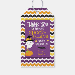 ゴーストとカボチャの子供たち ハロウィン ギフトタグ