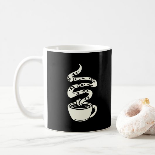 ゴーストとコーヒー コーヒーマグカップ (ドーナツ)
