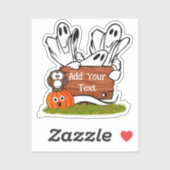 ゴーストと友達のハロウィン シール (シート)