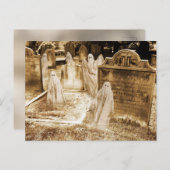 ゴーストにされた招待状のポストカード インビテーションポストカード (正面/裏面)