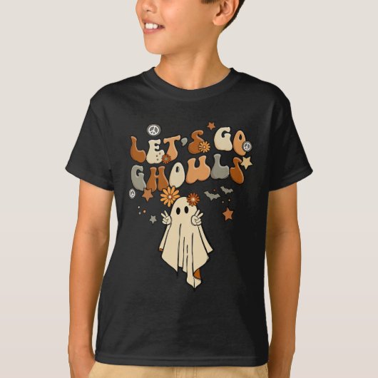 ゴーストのための快適なハロウィーンのあったかいデザイン 秋 Tシャツ (正面)