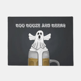 ゴーストのハロウィーン ビール ドアマット