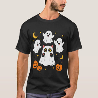 ゴーストの鳴き声 スプーキーシートフェリネ Tシャツ