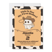 ゴーストの「初めてのロデオじゃない」誕生日招待状