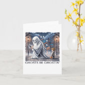 ゴーストはゴーストしてる カード (黄色い花)