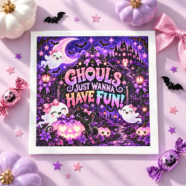 ゴーストも楽しみたい ハロウィンパーティー スタンダードカクテルナプキン