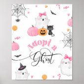 ゴーストを家族に迎えるハロウィン 誕生日パーティー ポスター (正面)