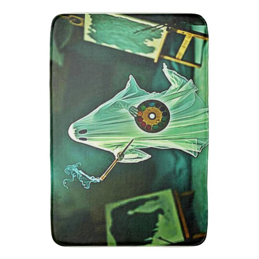 ゴーストアーティストズエリー最高傑作 バスマット (正面縦)