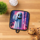 ゴーストウェーブ&アーバンライト 鍋敷き (トップダウン)