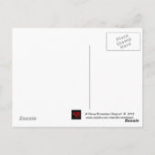 ゴーストエステートハロウィンポストカード ポストカード (裏面)