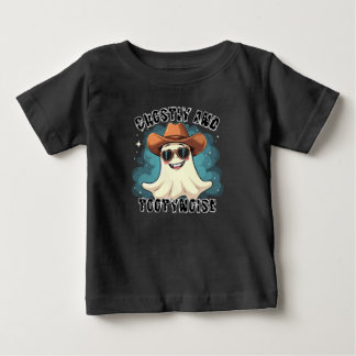 ゴーストカウボーイ・トゥーティノイズ・カートゥーン ベビーTシャツ